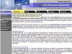 The hompage explains what Life Discovery is about